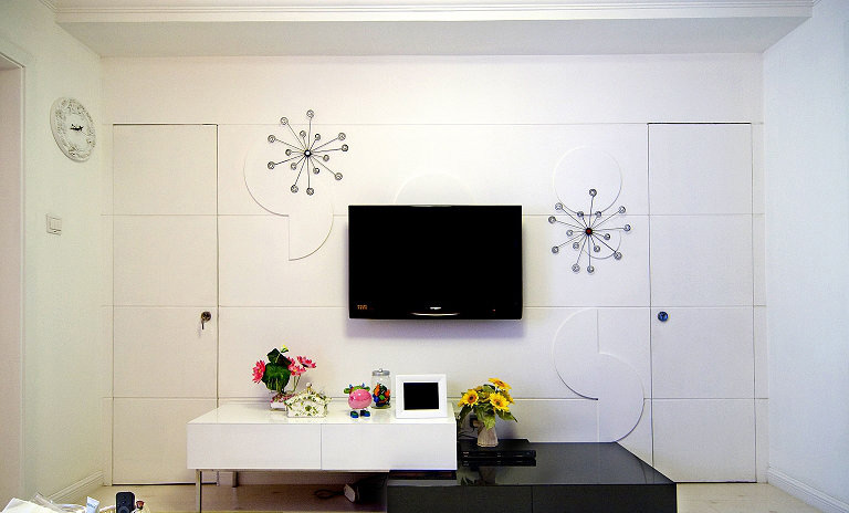 中式风格电视背景墙和沙发背景墙,好看的电视背景墙图