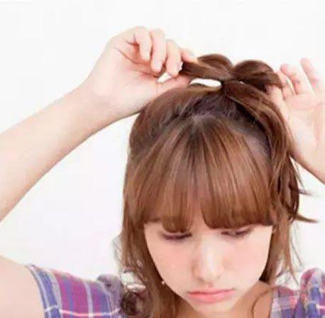蝴蝶结发型怎么扎简单又好看,蝴蝶结发型图片扎法简单
