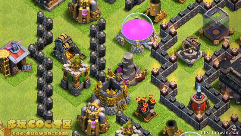 部落冲突9本阵型八卦阵,部落冲突9本八卦阵高清