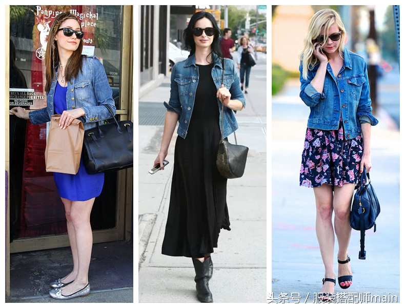 又到了穿牛仔的季节,牛仔外套的正确穿搭法