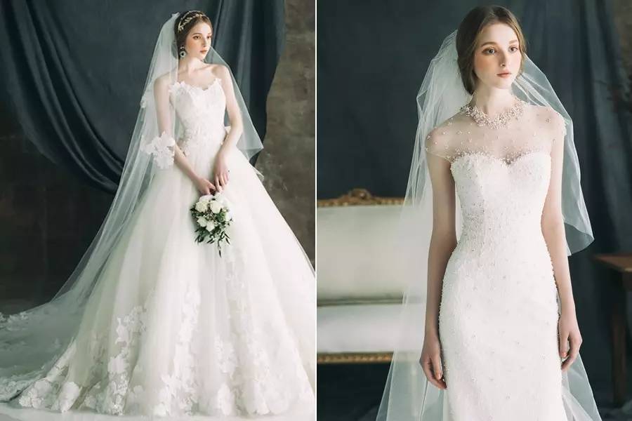 气质美女唯美梦幻婚纱,世界最美的顶级婚纱