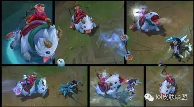 lol手游奥利安娜冰雪节皮肤特效,船长冰雪节皮肤特效