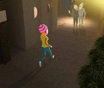 女生夜晚单独走夜路被尾随,女子夜间遭人尾随殴打