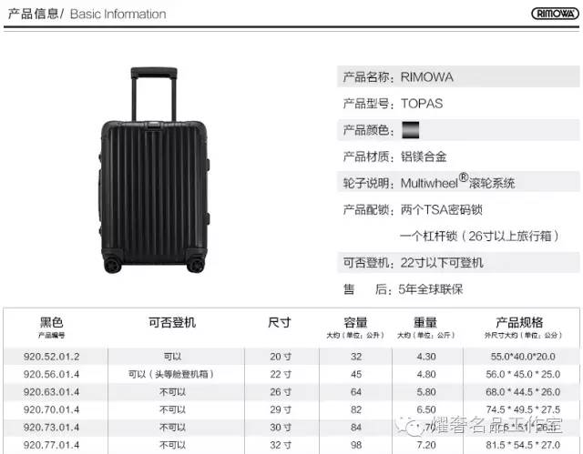 德国进口rimowa拉杆箱包,rimowa箱包评测