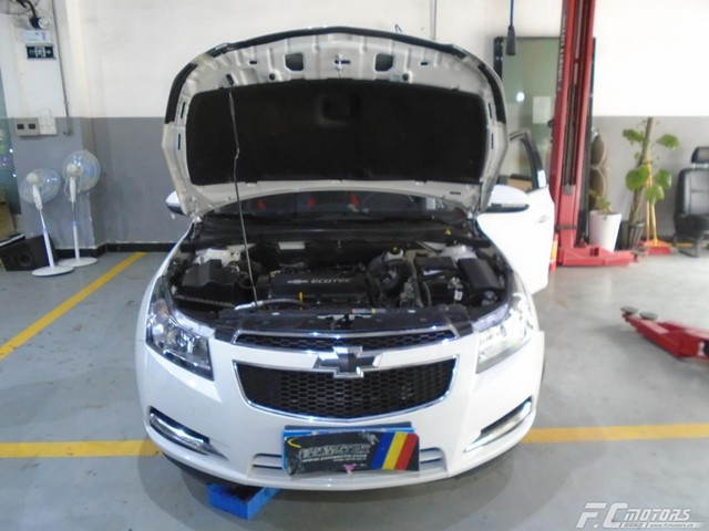 科鲁兹改灯双光透镜,科鲁兹灯光改装恶魔眼