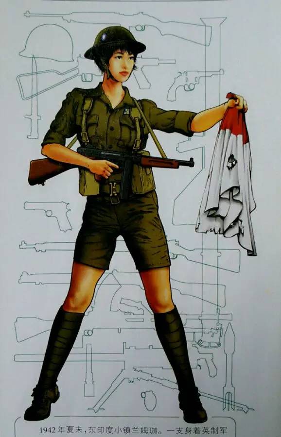 苏联女兵美照 (俄罗斯二战军装模特)