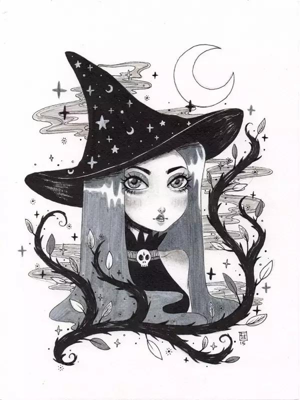 插画魔卡少女樱,插画少女和猫图片