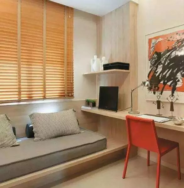 书房太小怎么设计柜子,书房太小做成榻榻米