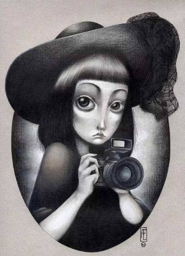 插画魔卡少女樱,插画少女和猫图片