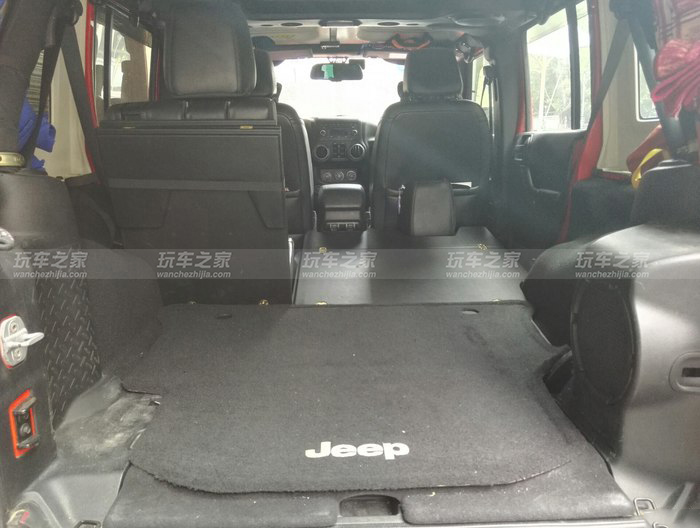 两门牧马人改床车座椅,牧马人改折叠床