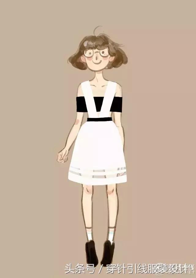 中世纪服装插画,女特工服装插画