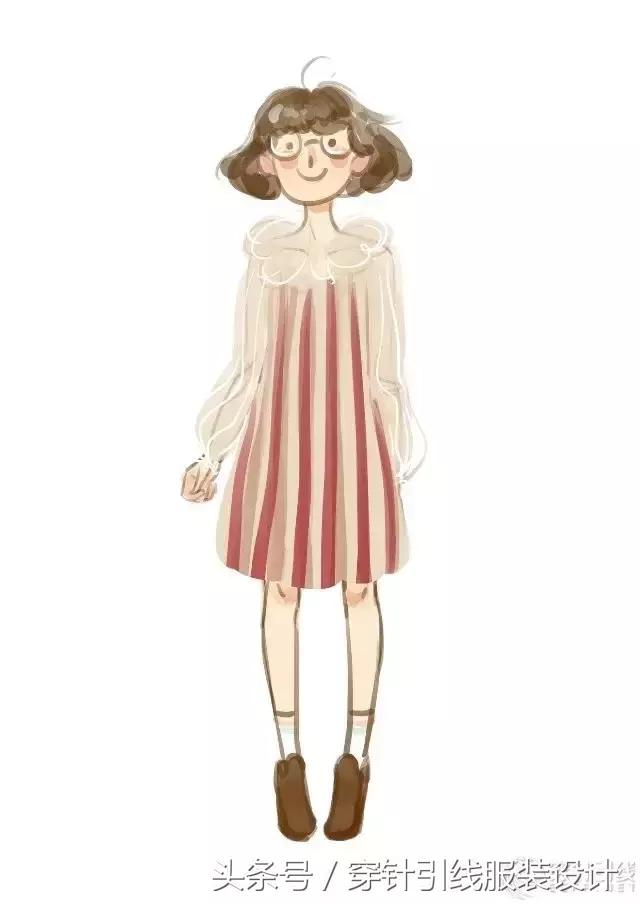 中世纪服装插画,女特工服装插画