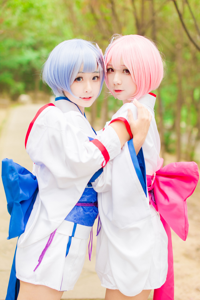 从零开始的异世界生活魔女cos,从零开始的异世界拉姆蕾姆cos