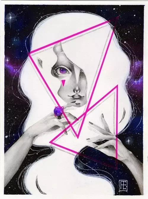 插画魔卡少女樱,插画少女和猫图片