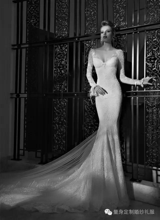 适合宽肩的婚纱,23款一字肩婚纱