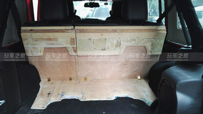 两门牧马人改床车座椅,牧马人改折叠床