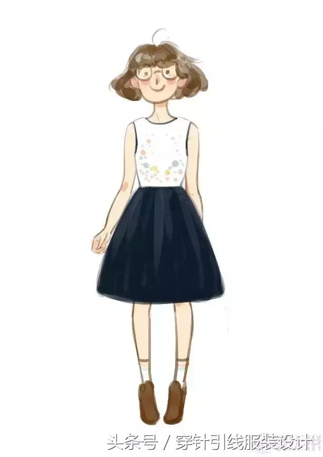 中世纪服装插画,女特工服装插画