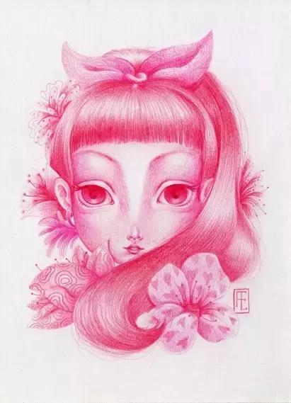 插画魔卡少女樱,插画少女和猫图片