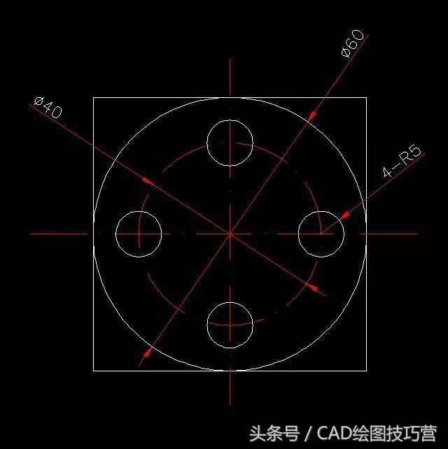 cad三维练习图100例解析,cad练习图纸第45张图教程