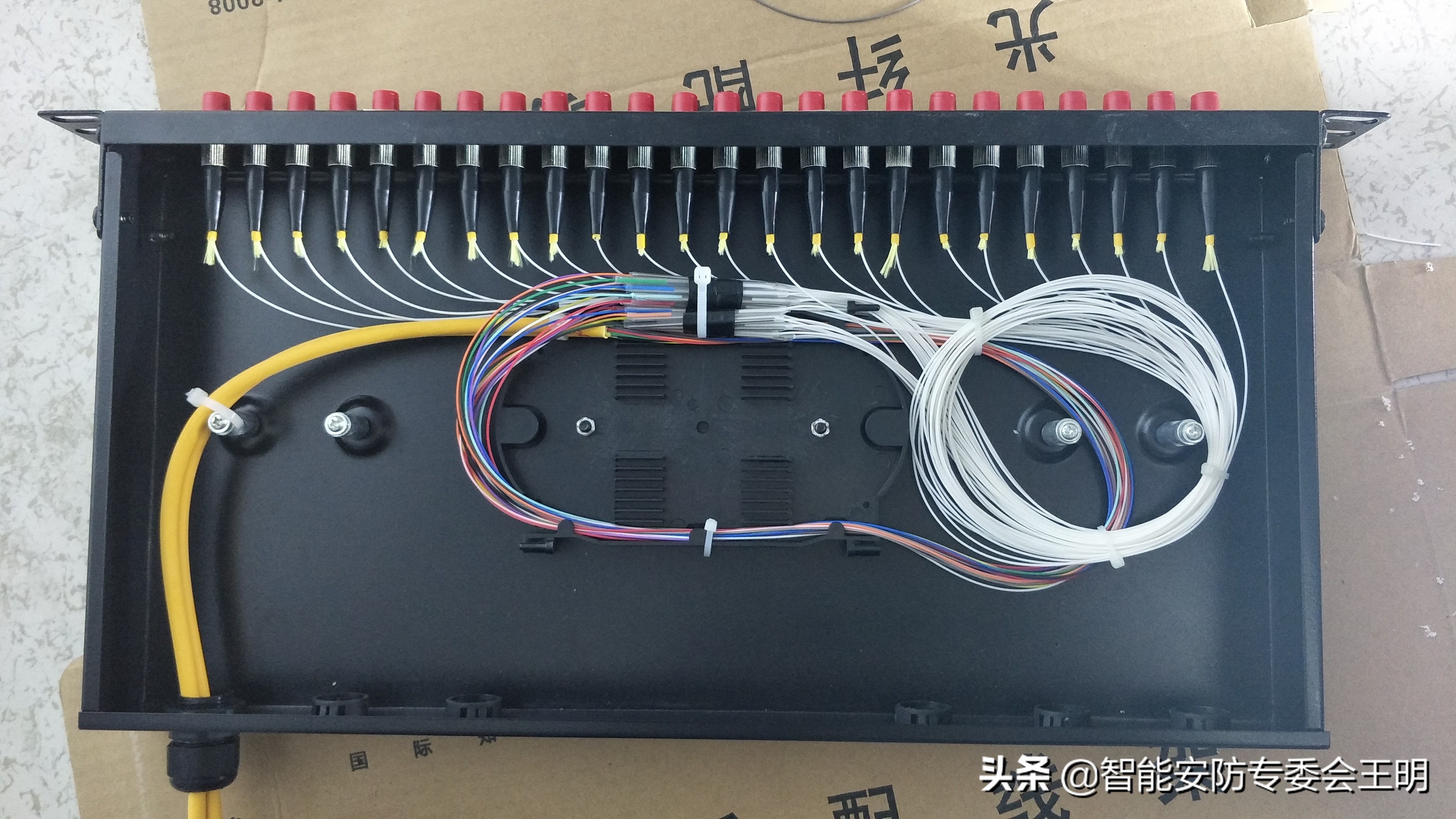 新型光纤熔接施工案例,风电场光纤熔接图纸