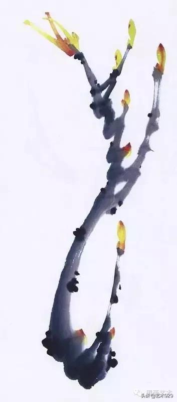 写意牡丹花篮画集锦,画写意牡丹叶子诀窍