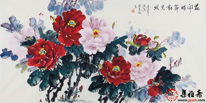 写意牡丹精品国画100幅,国画牡丹180幅美醉了难得一见