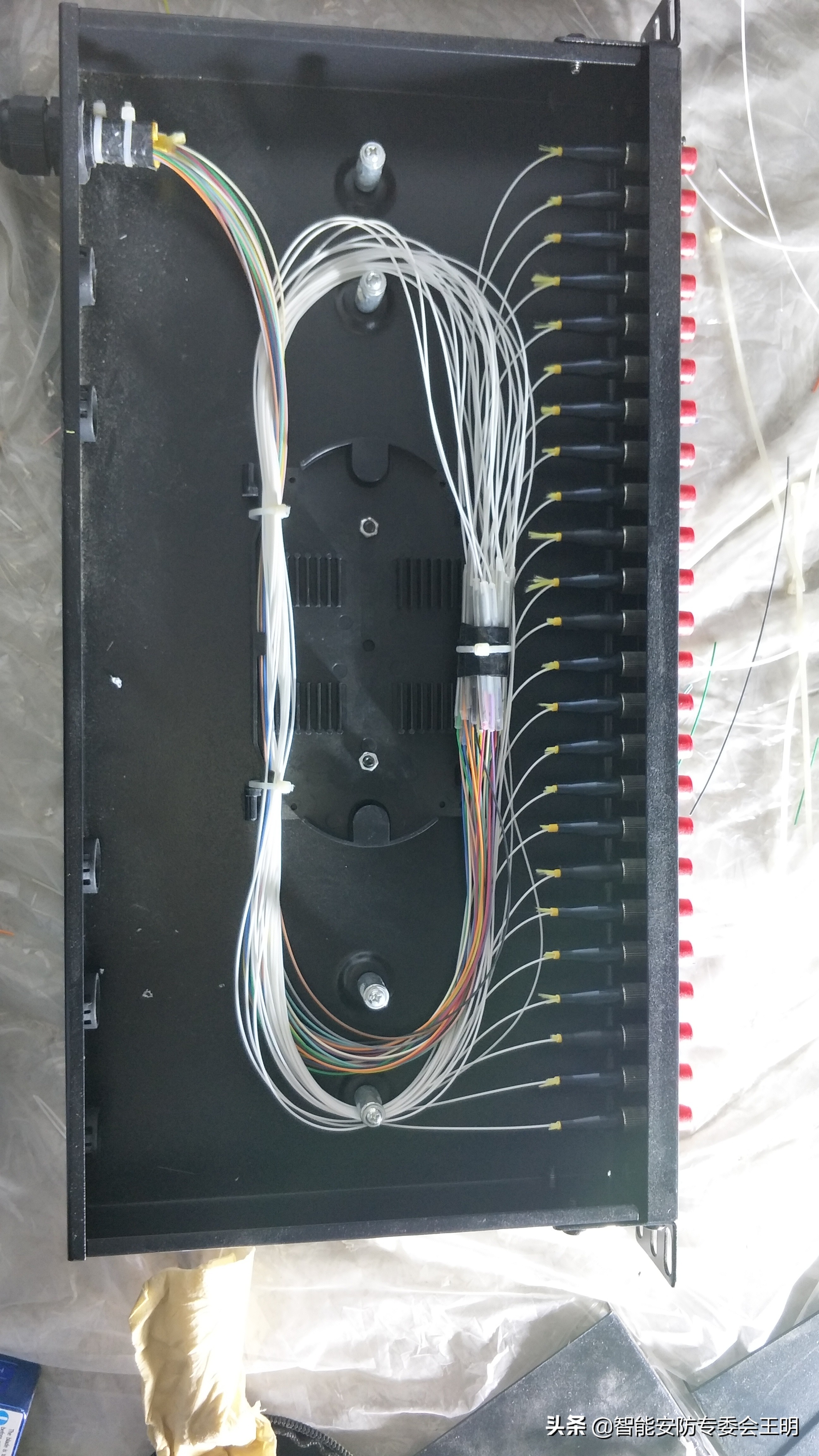 新型光纤熔接施工案例,风电场光纤熔接图纸