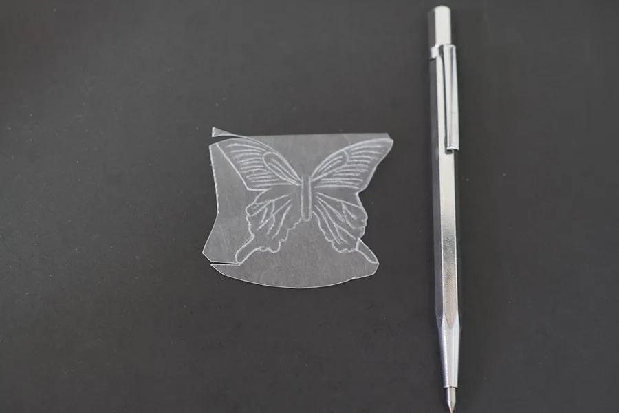 热缩片蝴蝶制作教程,热缩板耳环制作教程