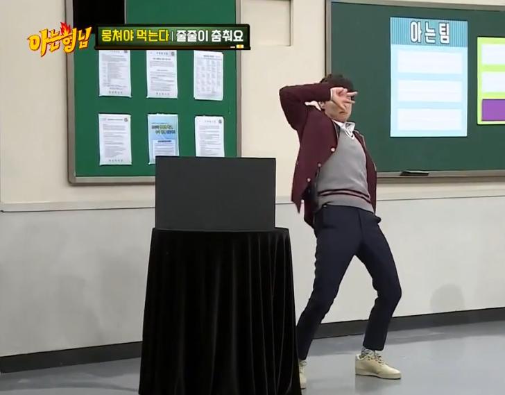 金希澈跳exo的舞,金希澈一秒猜歌exo