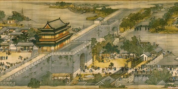 高清清明上河图全景长图下载,清明上河图全卷完整版