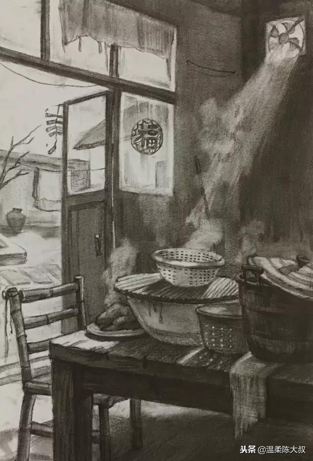 清华美院设计素描2015年高分卷,清华美院校考设计高分试卷