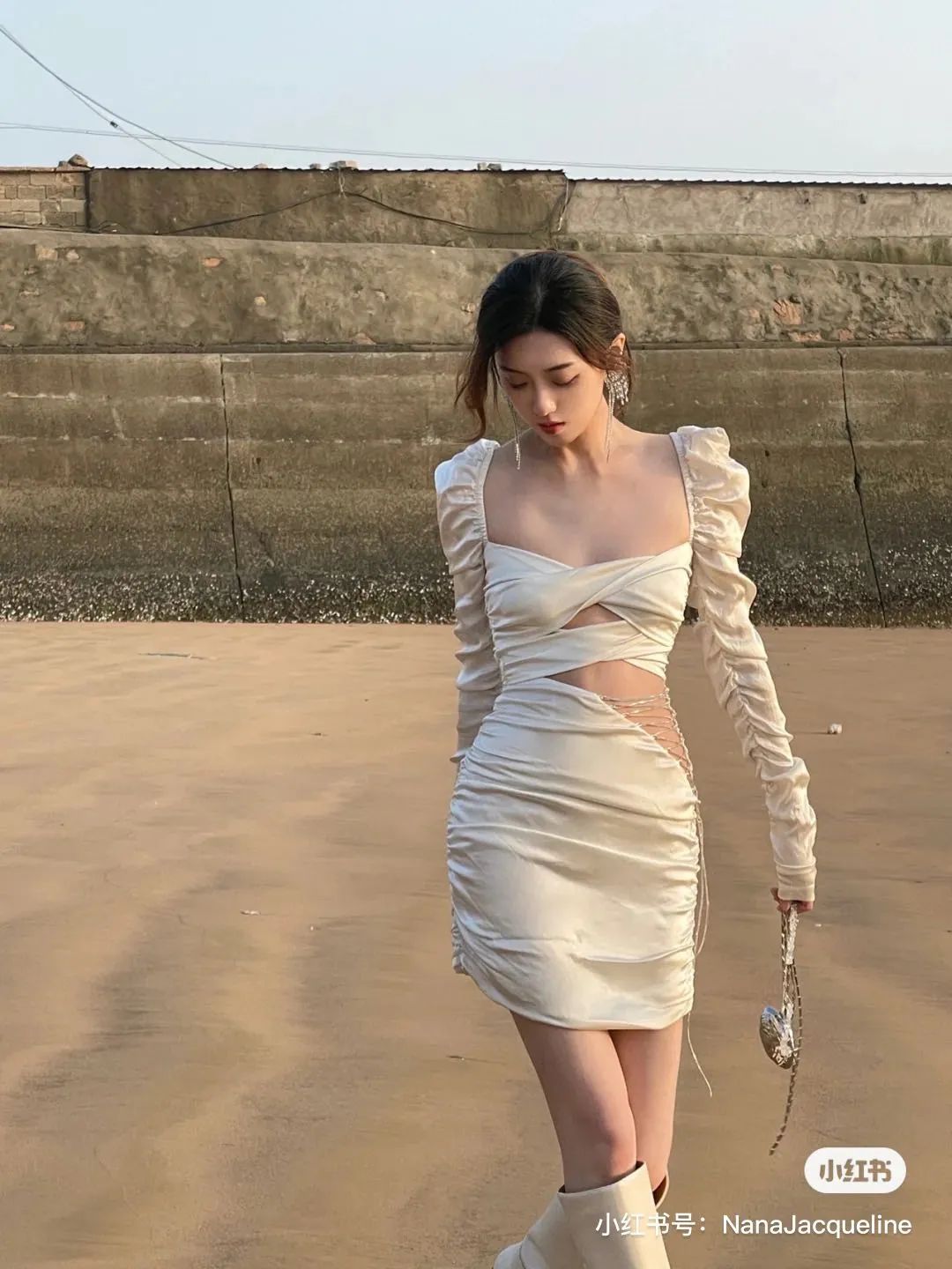 粗腰显瘦连衣裙,女生腰粗肚子大怎么穿衣服