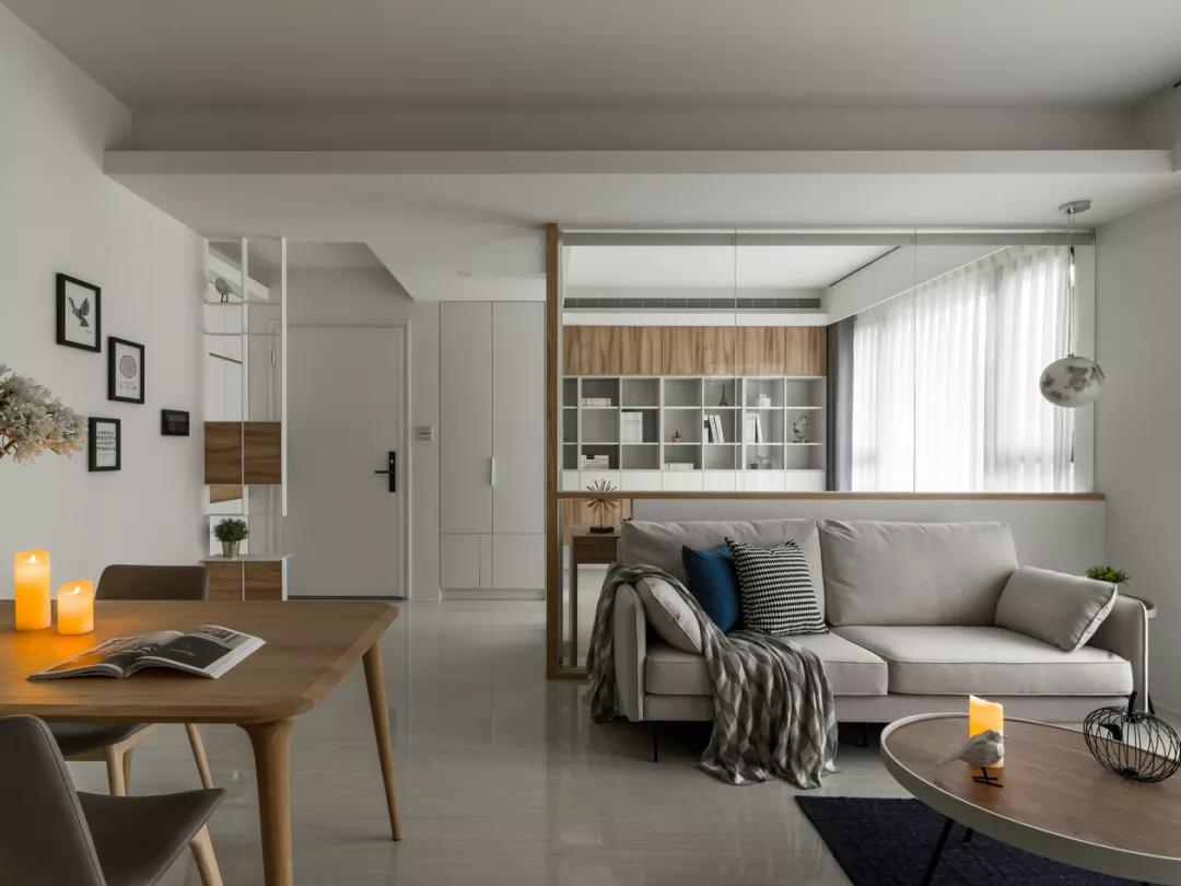 72平米现代简约风,73平小户型轻奢风