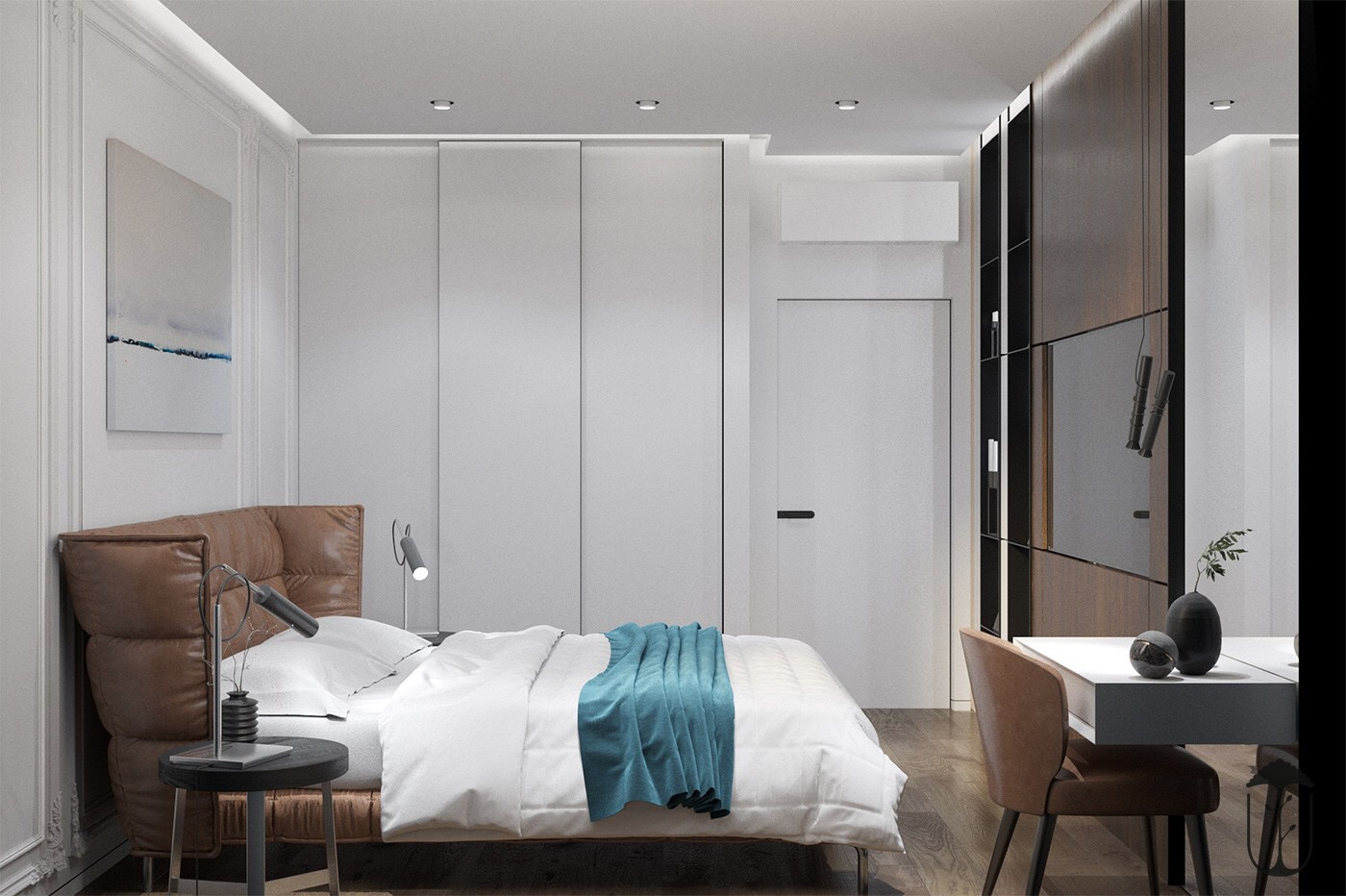 装修风格现代简约一房一厅,一眼就爱上小户型的装修