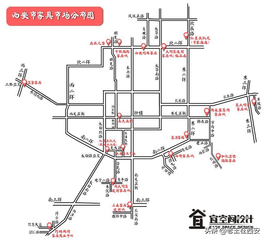 西安建材家居市场,西安有多少家居卖场