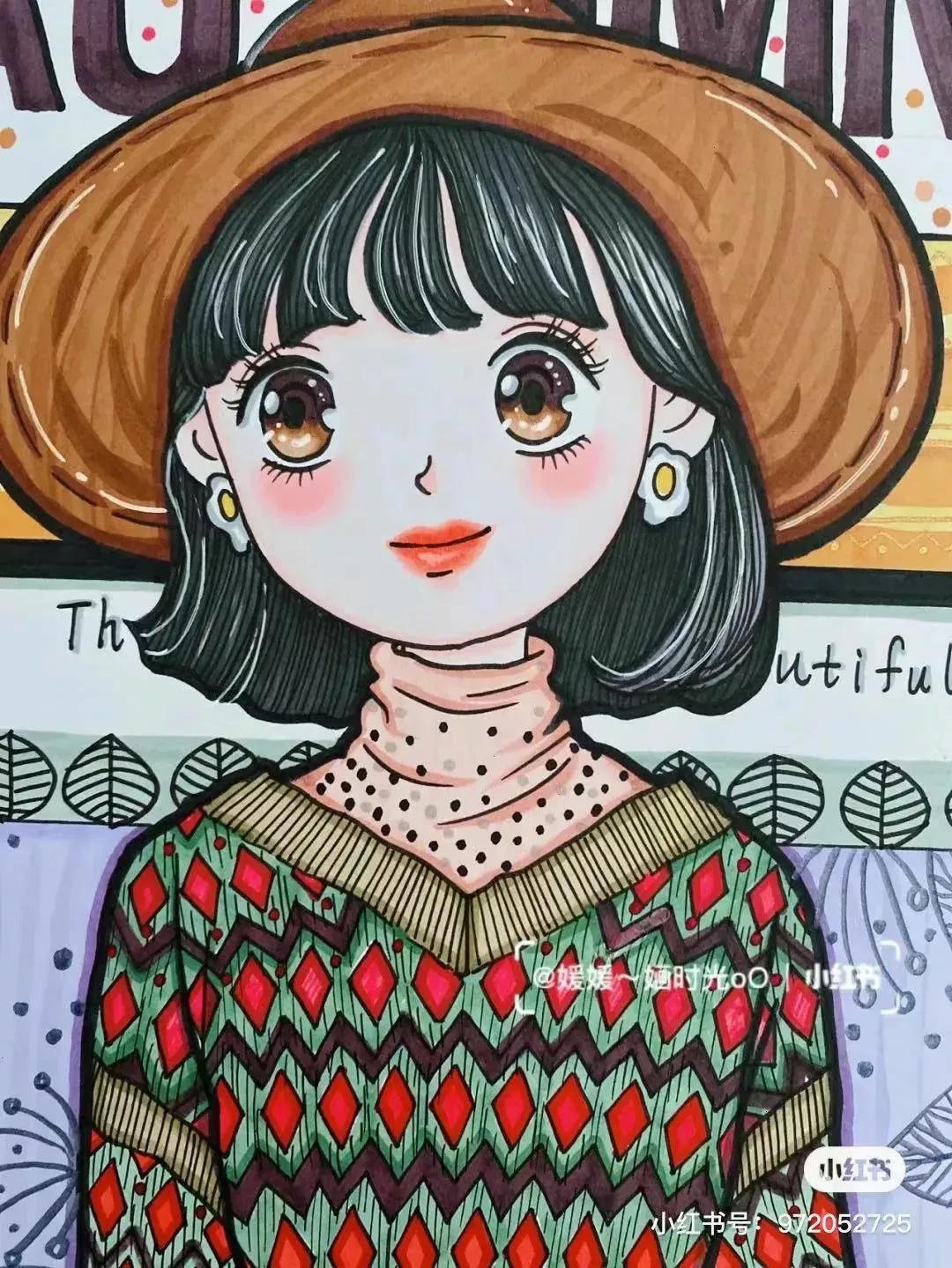 黑白线描画装饰画很简单,创意黑白线描装饰画100幅教程