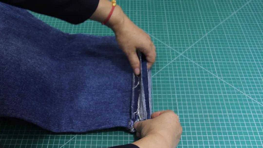 手工教学改裤脚,各种裤脚的缝制小妙招