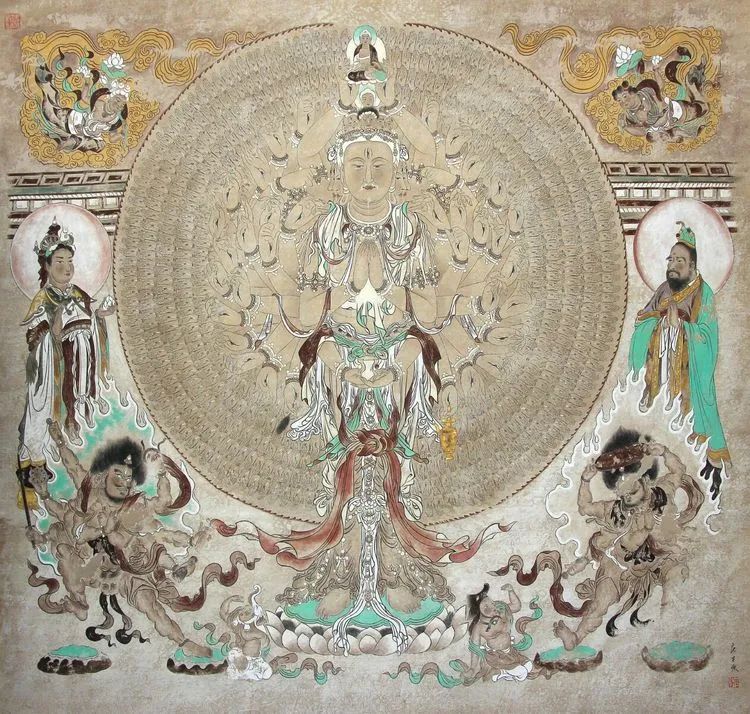 敦煌壁画体验,走进敦煌光影艺术展