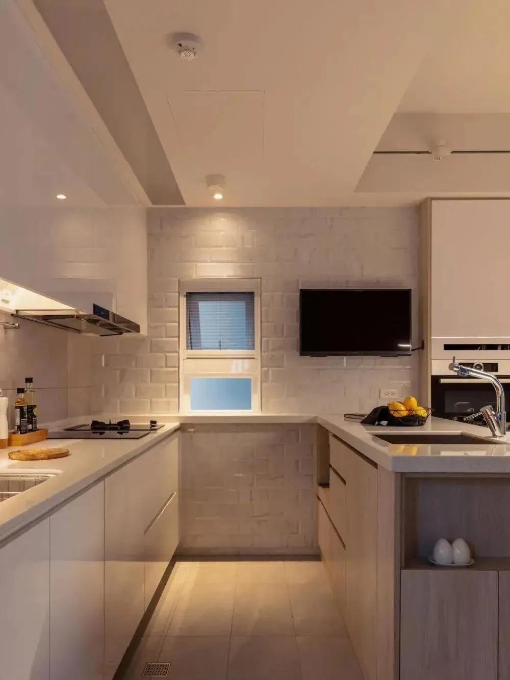 厨房无主光灯光设计案例,厨卫灯光怎么布置