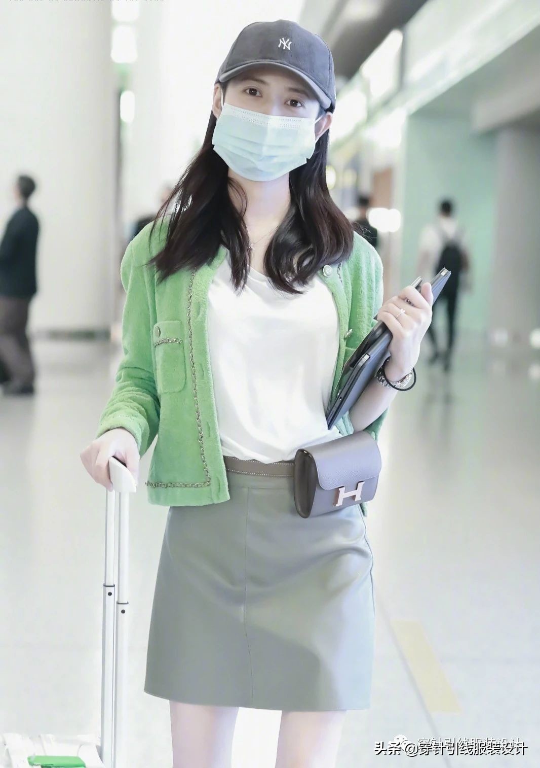 橄榄绿配色牛油果绿,薄荷绿今年超流行显白