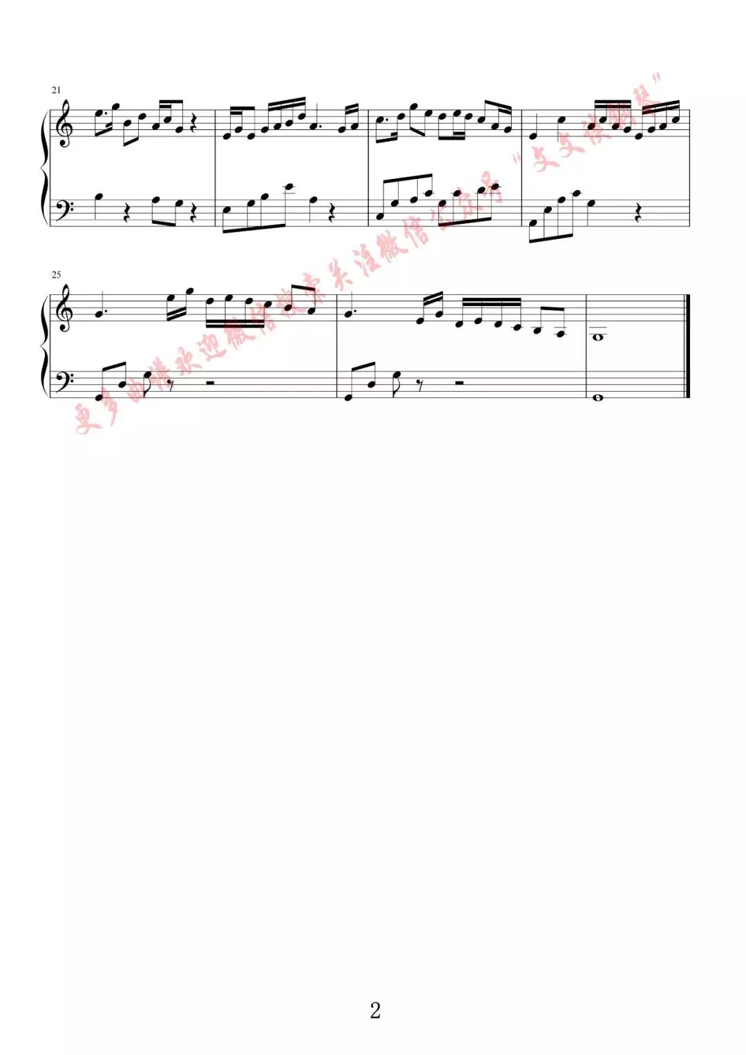 小提琴梁祝五线谱简单版,梁祝五线谱简谱对照