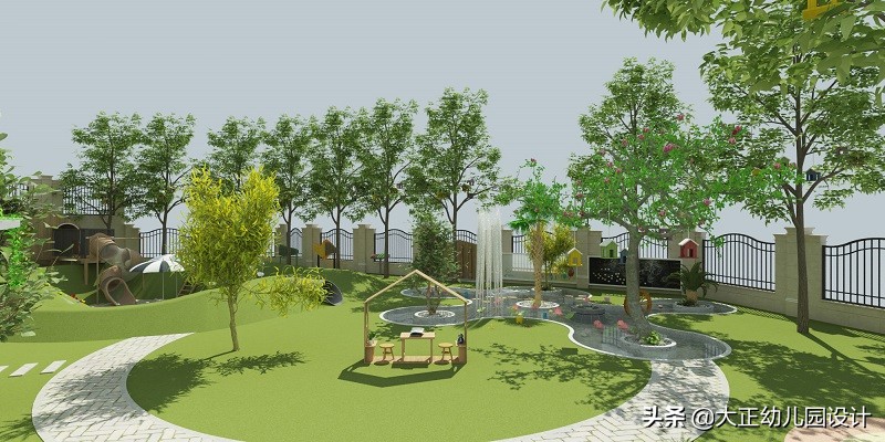 怎样设计幼儿园户外游戏场地,孩子们的快乐天地