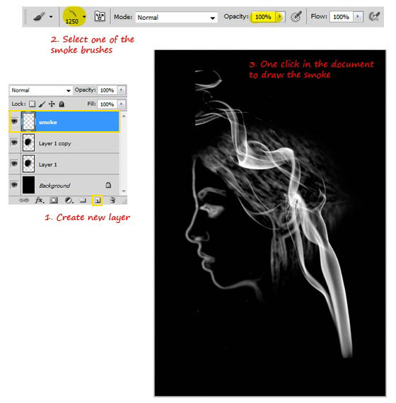 ps用画笔和滤镜打造美丽的光束,photoshop烟雾怎么做
