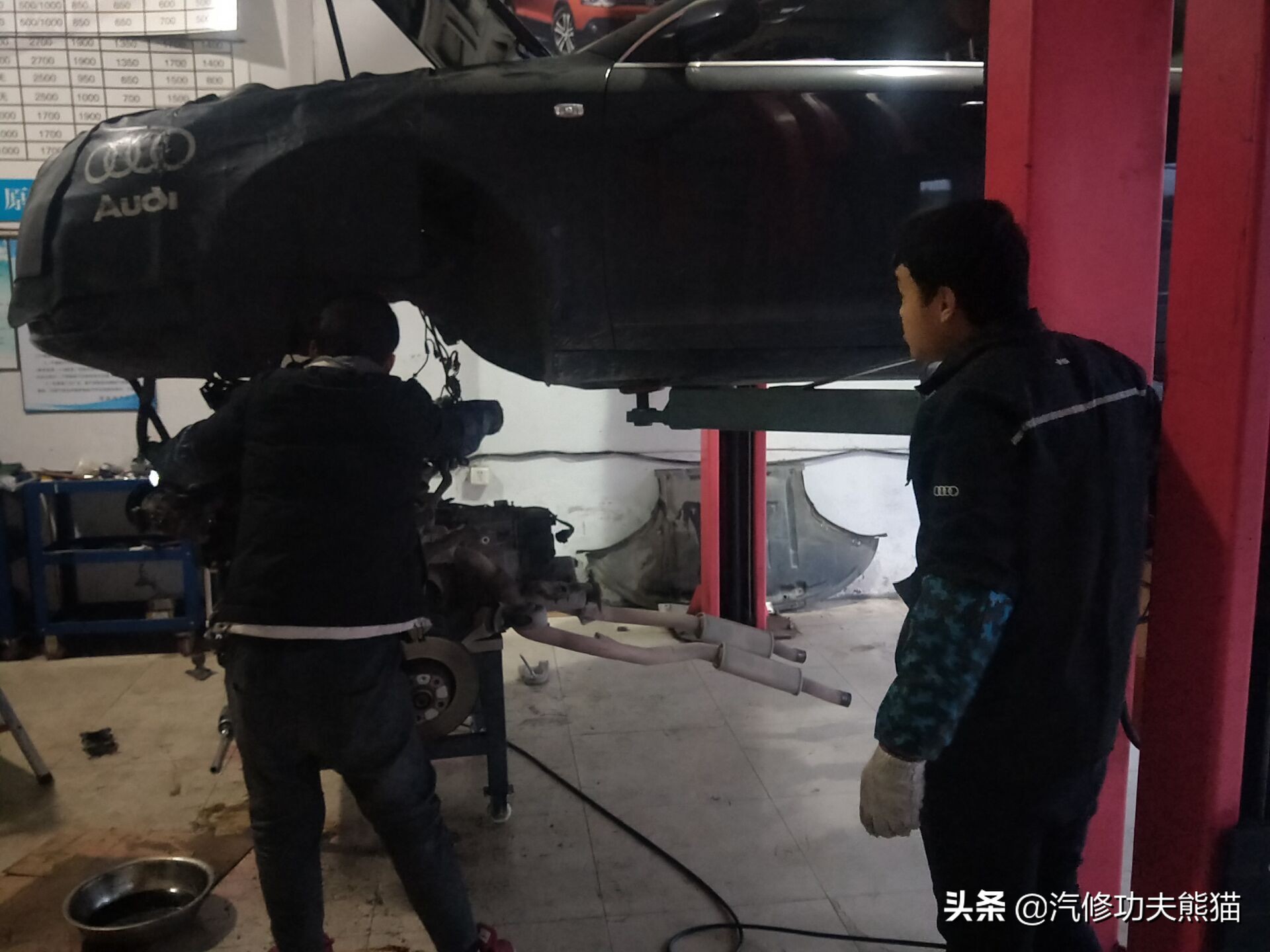 16款奥迪a6l2.5自吸发动机漏油,奥迪a6l2.4免拆烧机油处理靠谱吗