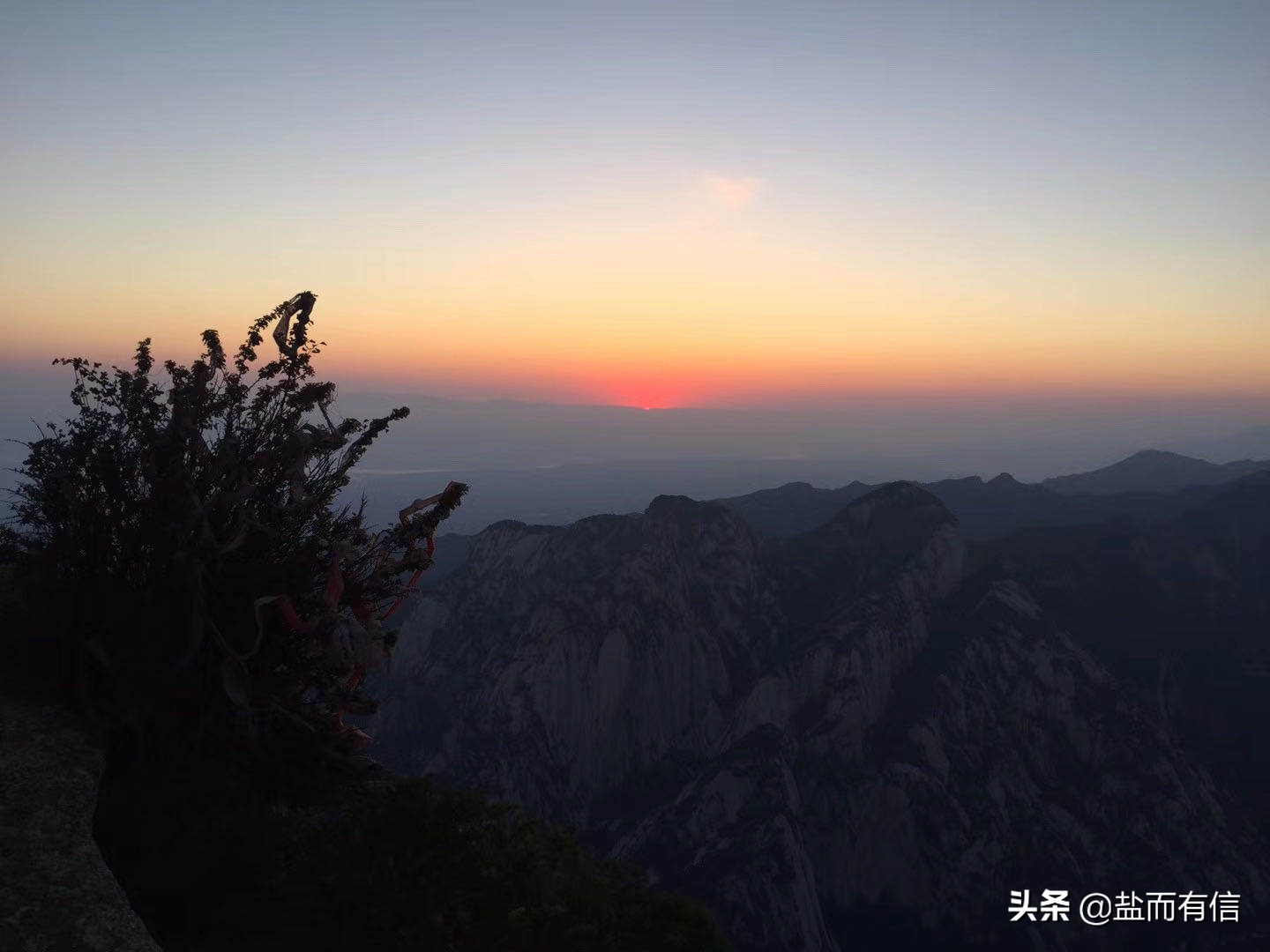 华山西峰索道你敢来吗,华山论剑奉陪到底