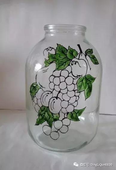 创意diy手工制作玻璃瓶彩绘,玻璃瓶彩绘手工