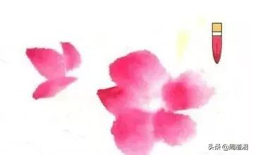 100幅桃花画,怎么画桃花树林