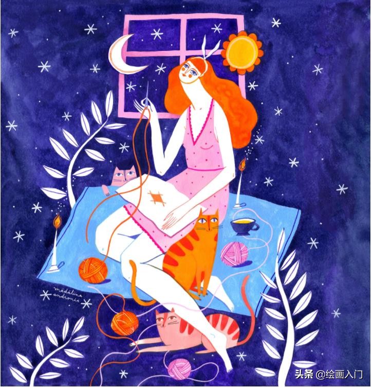 民族风插画简单又漂亮 (适合手绘的现代中国风插画)