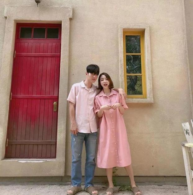 七夕同色系情侣穿搭,高甜预警七夕