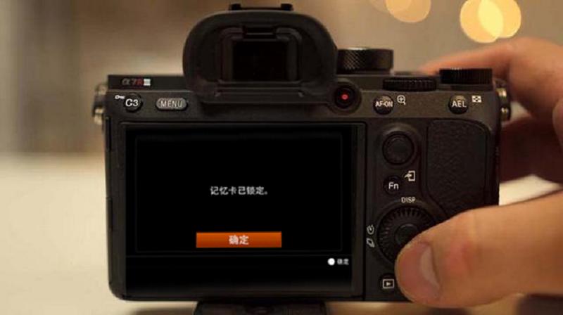 相机显示记忆卡处保护态势,相机显示存储卡写保护设置锁定